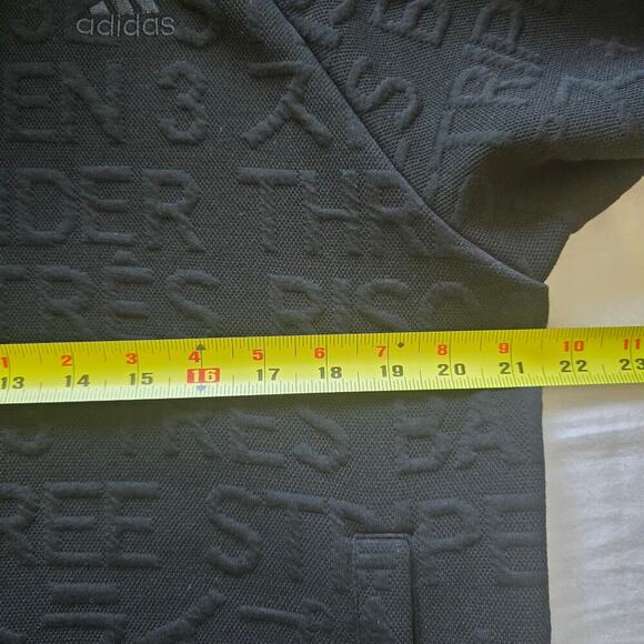 Adidas Mens Raised Three Stripe Graphic Track Jacket Black M Sports Gorpcore - Picture 6 of 7